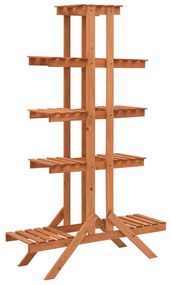 316390 vidaXL Suporte para plantas 83x25x132 cm madeira de abeto maciça