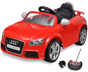 Carro Audi TT RS para crianças com controlo remoto - vermelho