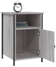 Mesas cabeceira 2 pcs 40x42x60cm deriv. madeira cinzento sonoma