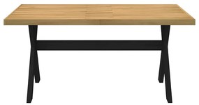 Mesa de jantar NOAIN Pernas em forma X 160x90x75cm pinho maciço