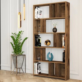 Estante Lima – Cor Nogueira – 90x180x20 cm