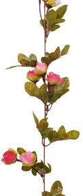 Grinaldas de flores de Natal 6 pcs 215 cm rosa