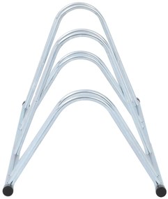 Suporte independente para 4 bicicletas aço galvanizado