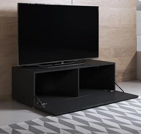 Mueble TV modelo Leiko H1 (100x32cm) color negro con patas estándar