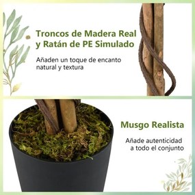 Conjunto 2 Árvores de cerejeira 150 cm em vaso Decoração de quarto de criança para escritório em casa Rosas