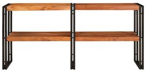 Mesa de Console 160x33x75 cm Acácia Bruta Maciça