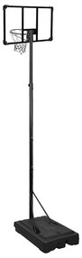 Tabela de basquetebol 280-350 cm policarbonato transparente