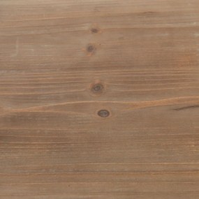 Estante em madeira de abeto maciça e aço 90,5x35x180 cm