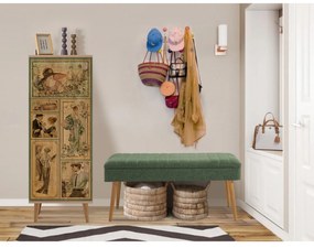 Conjunto de Mobiliário de Entrada Filinta – Sonomo Green – Sapateira: