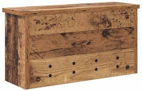 Cabideiro de Parede Madeira antiga 50 x 16 x 26 cm