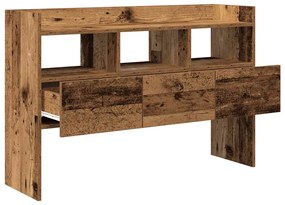 Aparador madeira velha 105x30x70 cm madeira trabalhada