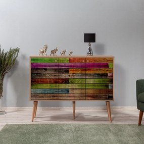 Console Mega – Carvalho Sonoma – 120x90x36 cm