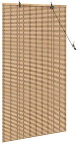 Persianas e Sombras para Janela Marrom Claro 100 x 160 cm Bambu