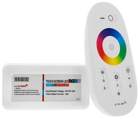 Controlador Fitas LED WiFi RGBW-RF-TC4 + comando tátil