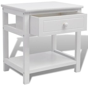 Cabeceiras, 2 pcs, madeira, branco