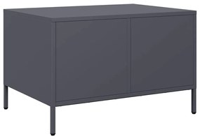 Mesa de centro 68,5x50x43,5 cm aço laminado a frio antracite