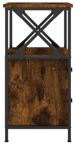 Mesa cabeceira 34x35,5x70 cm derivados madeira carvalho fumado
