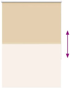 Persiana de enrolar 100x130 cm largura tecido 95,7 cm poliéster