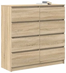 Aparador 100x35x99 cm derivados de madeira cor carvalho sonoma