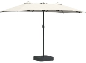 vidaXL Guarda-sol de Jardim Areia e Antracite 385 x 209 x 244 cm