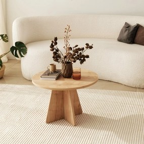 Mesa de Café Mushroom – Carvalho Safira – 60cm x 40cm x 60cm
