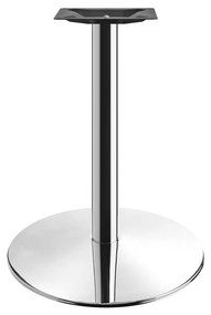 Pernas de Mesa Bar, Restaurante, Café, Esplanada Conjunto de 2 Bases de mesa BENAMARA, aço inoxidável, base de aço de 8 mm. 45 cms de diâmetro, altura