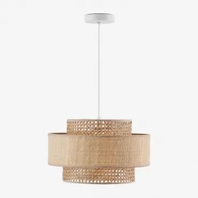 Lâmpada De Teto Pendente Lumira Natural & Ø40 Cm - Sklum