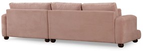 Sofá de Canto River – Rosa – 330x150 cm