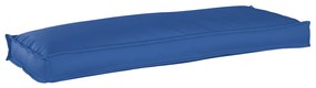 vidaXL Almofada de Palete para Banco Azul Royal 110x40x8 cm Tecido Oxford
