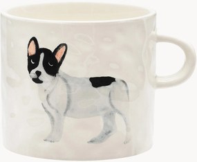 Caneca de cerâmica pintada à mão French Bulldog