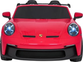 Carro elétrico para Crianças Porsche 911 GT3 STRONG MP4 24V, Rodas EVA, Vermelho