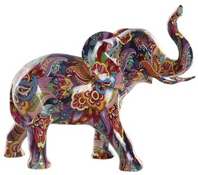 Figura Decorativa Dkd Home Decor Elefante Resina Moderno (32 X 14,50 X 26 cm)
