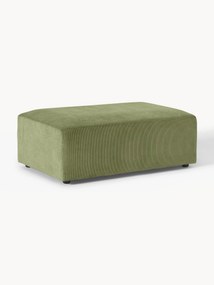 Corduroy XL Sofa Ottoman Melva, W 116 x D 72 cm