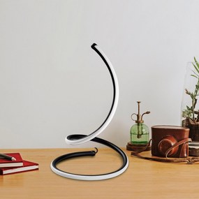 Candeeiro de Mesa Yay – Preto – Diâmetro: 25 cm Altura: 40 cm