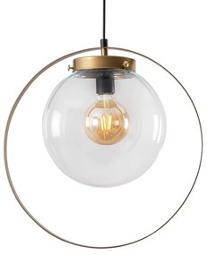 Chandelier Tan – Dourado – 40 cm de diâmetro x 125 cm de altura