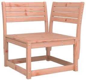3 pcs conjunto sofás de jardim madeira de douglas maciça