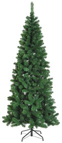 HOMCOM Árvore de Natal Artificial 210cm Ignífugo com 631 Ramos de PVC