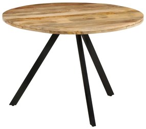 Mesa de jantar 110x75 cm madeira de mangueira maciça