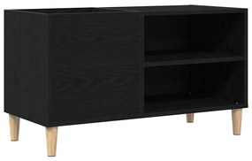 Armário de Registro vidaXL Carvalho Preto 84,5x38x48 cm Madeira de Eng