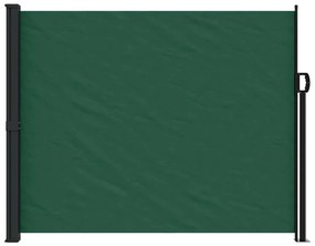 Toldo lateral retrátil 160x300 cm verde-escuro