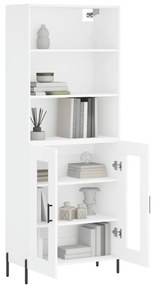 Armário alto 69,5x34x180 cm derivados de madeira branco