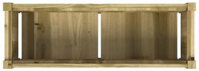 Vasos/floreiras de jardim 2 pcs madeira de pinho impregnada