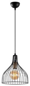 Candeeiro de Teto Cafu – Preto Antigo – 25 x 25 x 33 cm