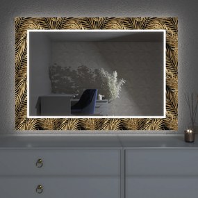 Espelho LED com decoração D2