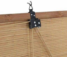 Persianas e Sombras de Janela Marrom Claro 120 x 160 cm Bambu