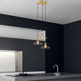 Chandelier Events – Dourado Brilhante – 47 x 47 x 115 cm