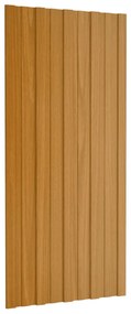 Painéis de telhado 36 pcs 100x45 cm aço galvanizado natural