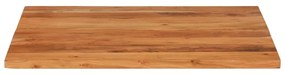Tampo de mesa quadrado 90x90x2,5 cm madeira de acácia maciça