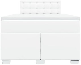 Cama com Molas/Colchão e Luzes Led - 120x200 cm -  Couro Artificial Br