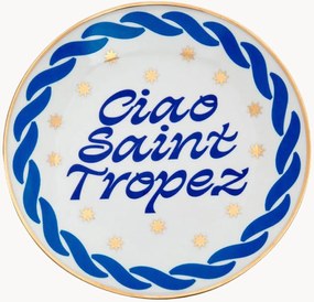 Prato de sobremesa em porcelana Saint Tropez